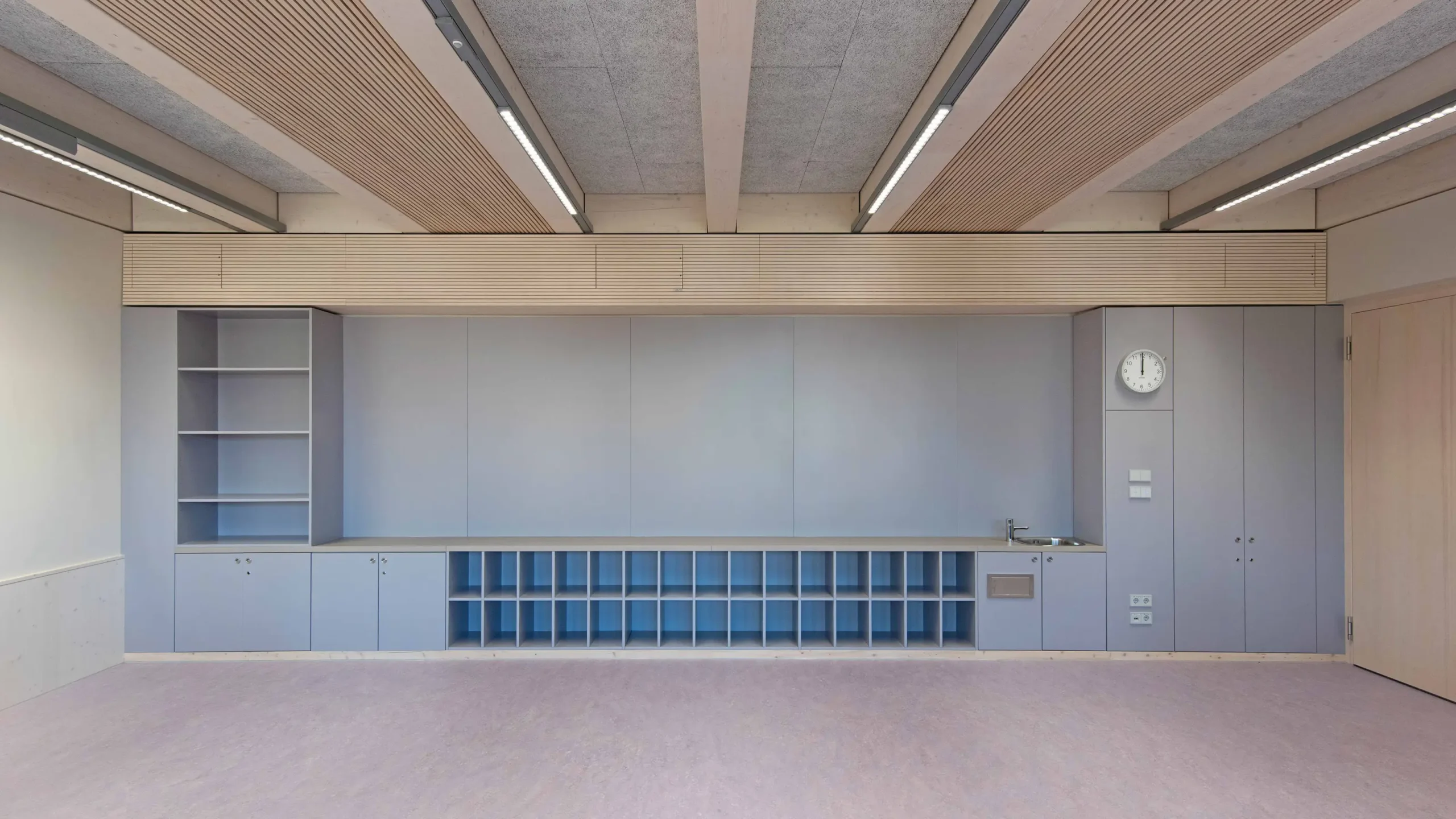 ©Helen Gräser Innen 2 innovativer Holzbau Grundschule Ditzingen